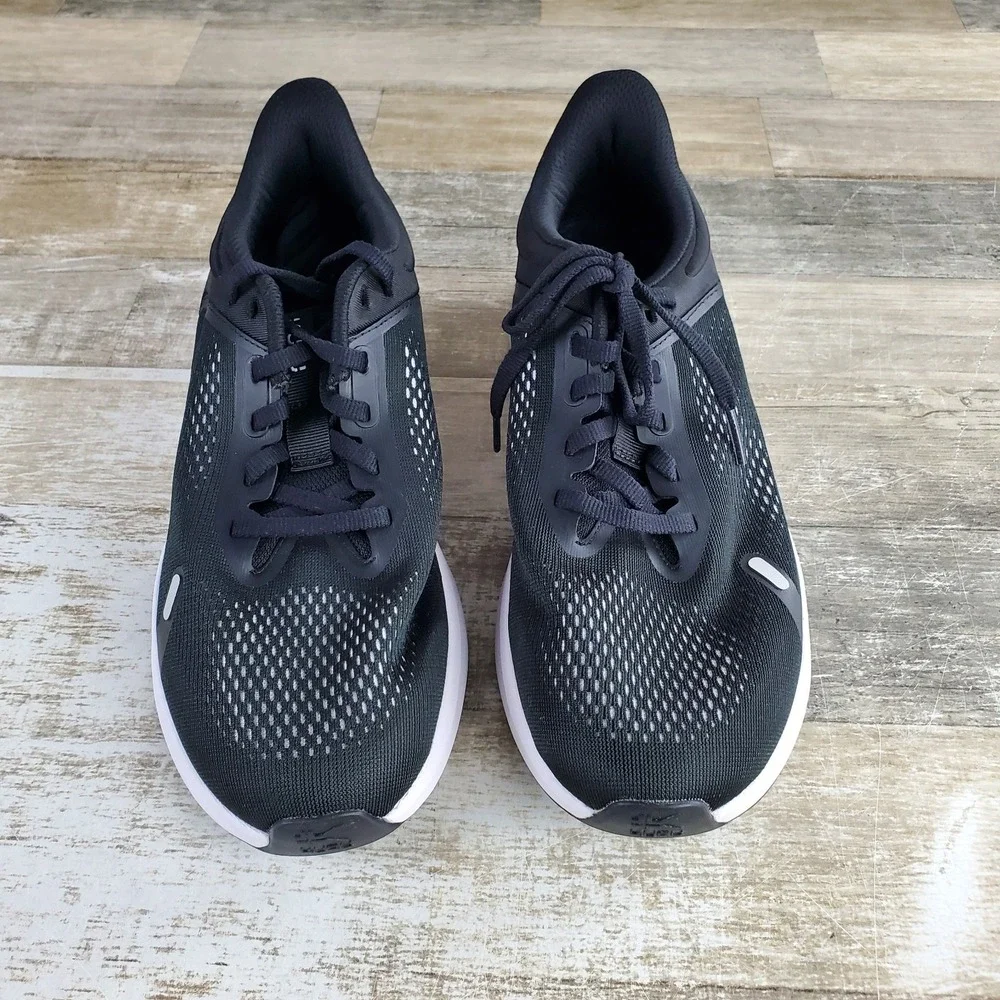 KURU ATOM Fusion Womens Shoes Sz 10 M Running Jet Black Bright White Sneakers